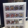 Funko Bitty Pop display case for 4 piece sets w/mag back plate