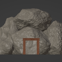 MineEnterance-01.png Archivo 3D gratis Entrada de la mina ( 28mm Scale )・Modelo para descargar y imprimir en 3D, LordInvoker
