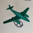 010.jpg Static aircraft model kit inspired by a WW2 jet fighter