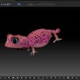 Zbrush1.jpg Nephriri Pink Gecko-Lady- Fantasy- with Full-Size-Texture + Zbrush Original-High-Polygon- STL 3D-Print-File