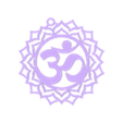 Mandala Om.stl Om Mandala Keychain