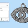 9.jpg Eye of Protection Pendant - 3D Printable Jewelry Model (Free)