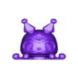 testa kuromi.obj Cute Dark Bunny Ashtray – 3D Printable Model