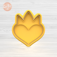 1.1078.png HEART AND CROWN Cutter + Stamp / Cookie Cutter