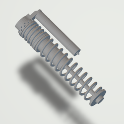Coilover1.png STL file Coilover Shock with reservoir・Model to download and 3D print, Coolhand_Models