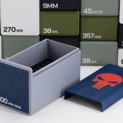 300-win-mag-1.jpg Archivo STL Caja de munición 300 WIN MAG almacenamiento de munición 50 rondas caja de munición 300 win mag・Modelo para descargar y imprimir en 3D
