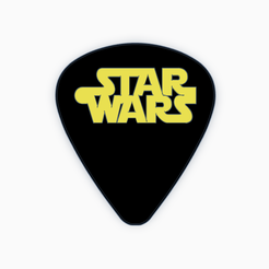 Screenshot-2023-07-20-at-8.55.42-PM.png Archivo STL Púa de guitarra Star Wars・Modelo imprimible en 3D para descargar