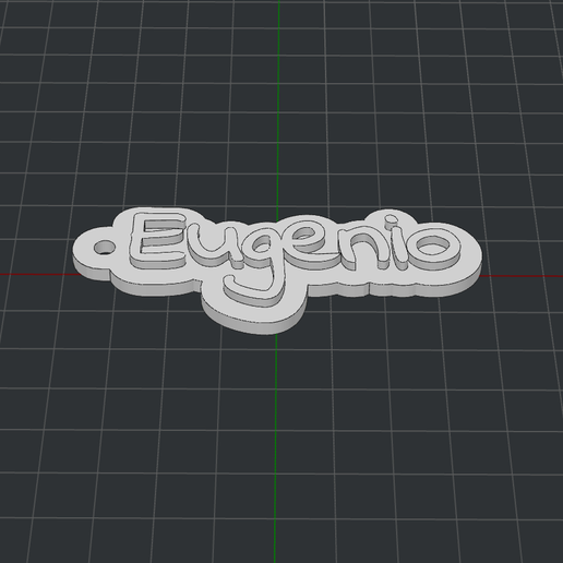 Keychain Eugenio 3D model