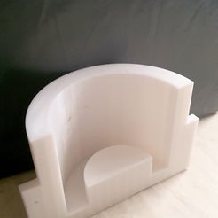 3dcultcandleholder.jpg STL-Datei Candle mold, concrete, screw holding on sides・Design für 3D-Drucker zum herunterladen
