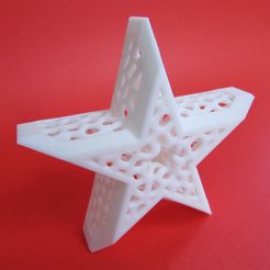 Framed Voronoi Star Angle.JPG STL-Datei Framed Voronoi Star kostenlos・3D-Druck-Modell zum herunterladen