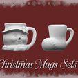 2.jpg Snowman & Boot Christmas Mug Set – Festive Miniature Cups for Dollhouses and Dioramas