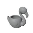 flamingo-planter-2.png Flamingo Planter or Mug – STL and Textured GLB File for 3D Printing, Animal Home Decor, Cute Garden Accessory, and Gift Idea