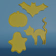 CORTADORES.png Cortador de Cokkies Halloween 4 unidades