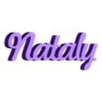 Nataly.stl Nataly keychain