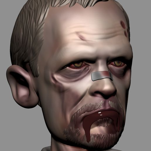 13.jpg Merle - The Walking Dead | Stylized Cartoon 3D Print Model