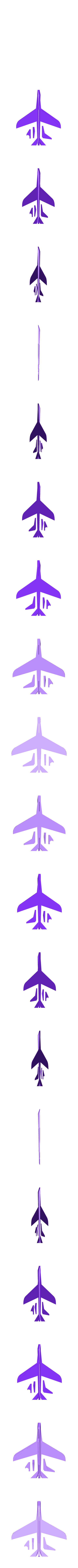dartaray.stl Dart-A-Ray PLA Glider Extraordinaire