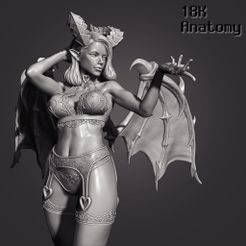 01_Thumbnail.jpg STL file 18K Anatomy - Succubus・Model to download and 3D print