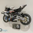 rear-1.jpg 3D printed wall mount for LEGO BMW M 1000RR 42130