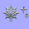 Screenshot-2025-12-01-122320.png Christmas tree decoration kit "FestiveStars" - Christmas tree topper & star balls (large + small) FDM optimized / without supports