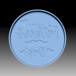 FathersDay-VACUUM-PIECE.jpg Fichier STL MOULE À BOMBE DE BAIN POUR LA FÊTE DES PÈRES・Plan pour imprimante 3D à télécharger