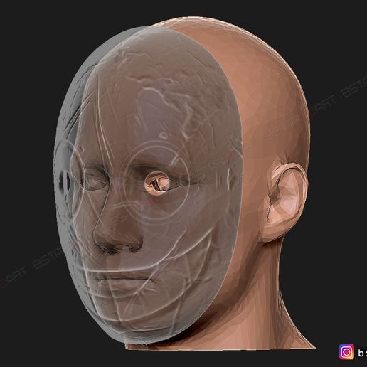 Download Stl File The Legion Frank Mask Dead By Daylight The Horror Mask 3d Print Model • 3d