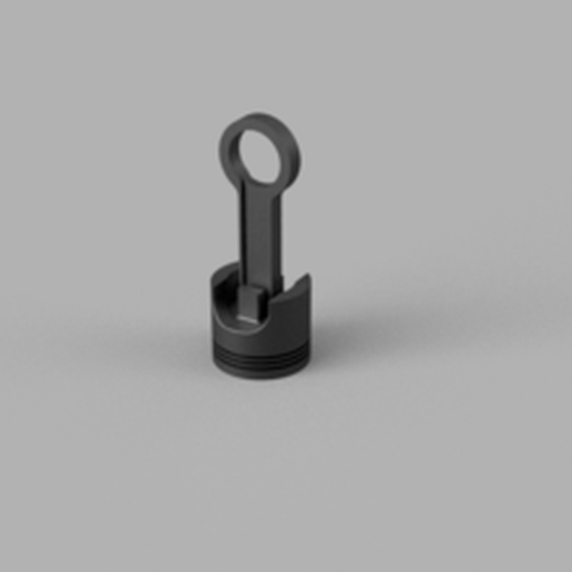STL file Engine Piston Keychain・3D printer model to download・Cults