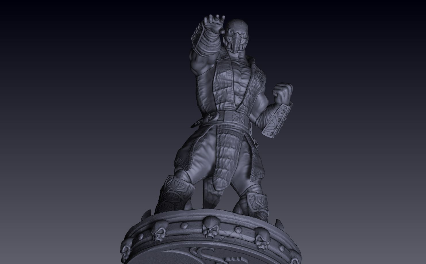 6.jpg Download OBJ file Sub-Zero Mortal Kombat • Object to 3D print, bogdan_rdjnvc