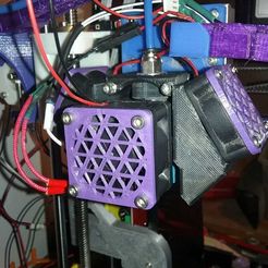 20190326_203654.jpg Free 3D file Works Printing PETG! Triple Threat - E3D Bowden Mount For Anet Printers A8 And AM8 -・Template to download and 3D print