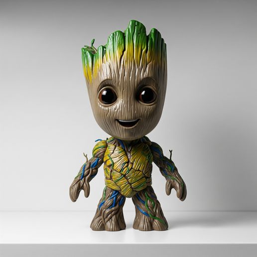 Groot Chibi - 3D Printable Figurine (STL) 🌳✨ 3D model
