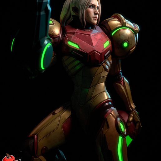 👾 Samus・ STL File for 3D printing・Cults