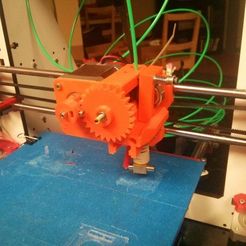 Prusa i3 compact extruder