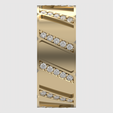 right_render_square.png Modernes geometrisches Band Ring 3D-Druck