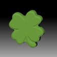 FOUR-LEAF-CLOVER.jpg VIERBLÄTTRIGES KLEEBLATT FESTES SHAMPOO UND FORM FÜR SEIFENPUMPE