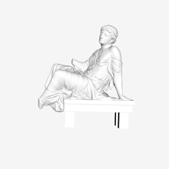 Capture d’écran 2018-09-21 à 17.29.52.png Free STL file Seated woman called "Barberini suppliant" at The Louvre, Paris・3D printer design to download, Louvre