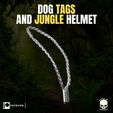 11.png Dog Tags and Jungle Helmet for action figures