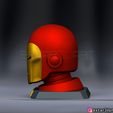 001b.jpg IronMan Classic Helmet - wearable with standbase - Marvel Comic