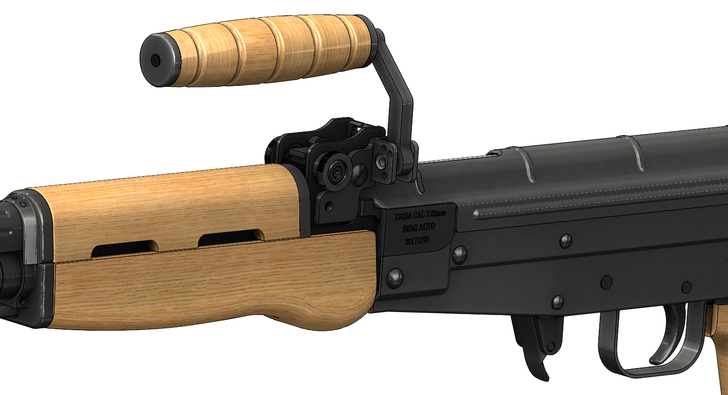 Скачать файл STL Тип 81 LMG (полный) / 81式自動歩槍 • Форма с возможностью ...