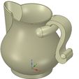 Vpot07-11.jpg cup jug vessel vpot17 for 3d-print or cnc