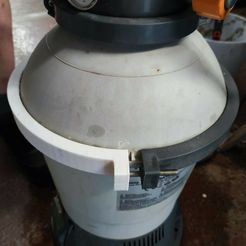 Filterpume-Flanschklemme-1.jpg STL-Datei Filterpumpe Flanschklemme | Sandfilteranlage Flanschklemme Ø269/270mm・3D-Drucker-Vorlage zum herunterladen