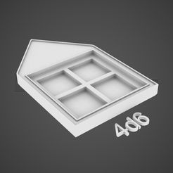 wound_marker_4d6.jpg OBJ file Wound Marker 4d6 dice holder・Model to download and 3D print