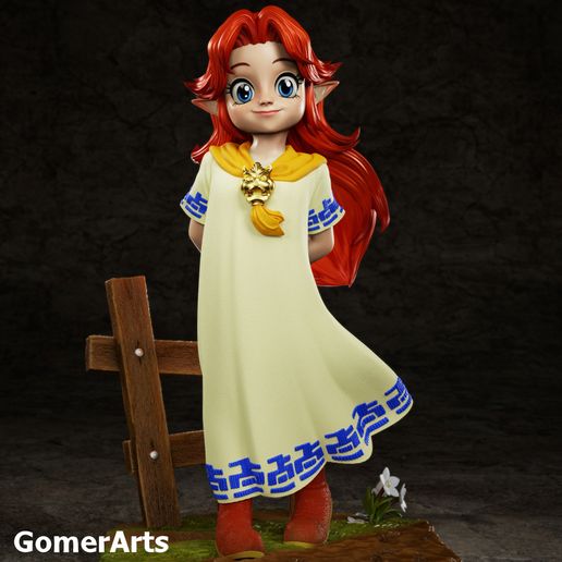 Malon Statue - The Legend of Zelda: Ocarina of Time STL