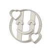 Emoji Corazones v1.png Hearts Face Emoji Cookie Cutter