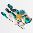 Christmas-Sleigh-with-Melted-Flexi-Snowman-5.jpg Christmas Sleigh with Melted Flexi Snowman.Print-in-place. (No Supports and no Rafts)