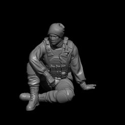 BPR_Render.jpg Fichier STL SOLDAT RUSSE MODERNE SE REPOSANT・Plan pour impression 3D à télécharger