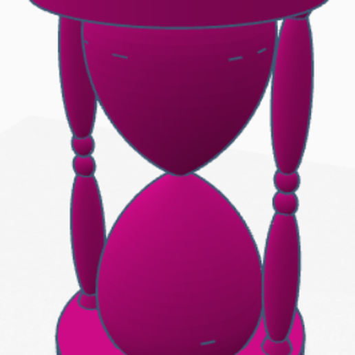 Unus Annus Hourglass 3D model