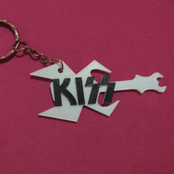 Capture d’écran 2017-09-12 à 14.09.09.png Бесплатный STL файл KISS 3D KEY CHAIN・3D-печатный дизайн для скачивания