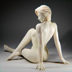 Naked-Woman-Laying-Down.jpg Archivo STL Mujer desnuda tumbada・Modelo imprimible en 3D para descargar