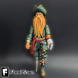 1.png Flexi Print-in-Place Pirate, Davy Jones