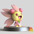 CherrimB.jpg Cherrim - FAN ART - POKÉMON FIGURINE - POKÉMON UNITE