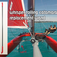 whisperfoilingcatamaranreplacementwand.png Whisper foiling catamaran wand parts